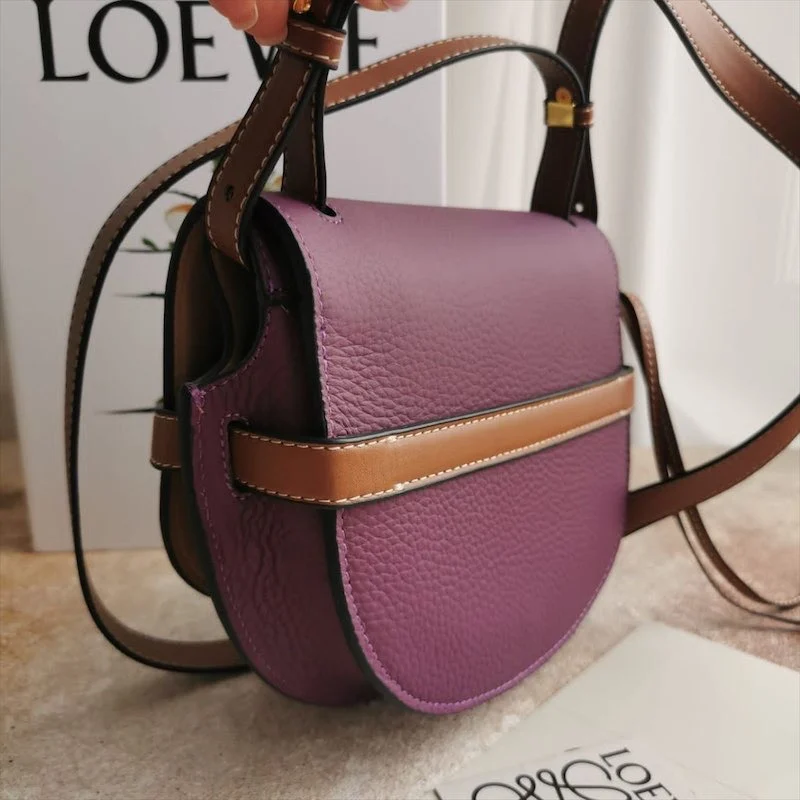 Сумка LOEWE 11 — Бордовый, Коричневый — дополнительный вид