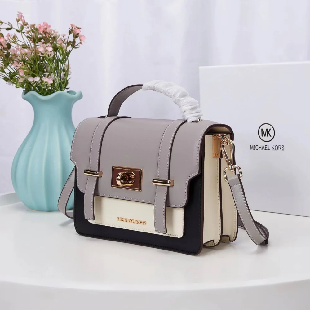 Сумка MICHAEL KORS z-403 — Молочный, Серый — дополнительный вид