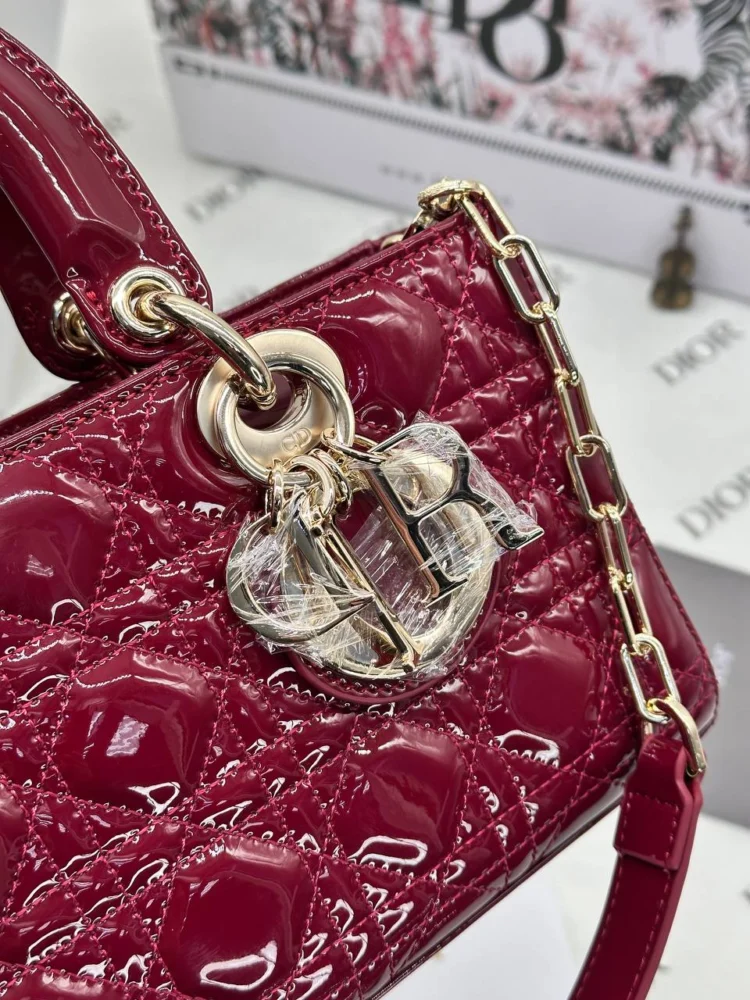 Сумка Christian Dior z-195 — Бордовый — дополнительный вид