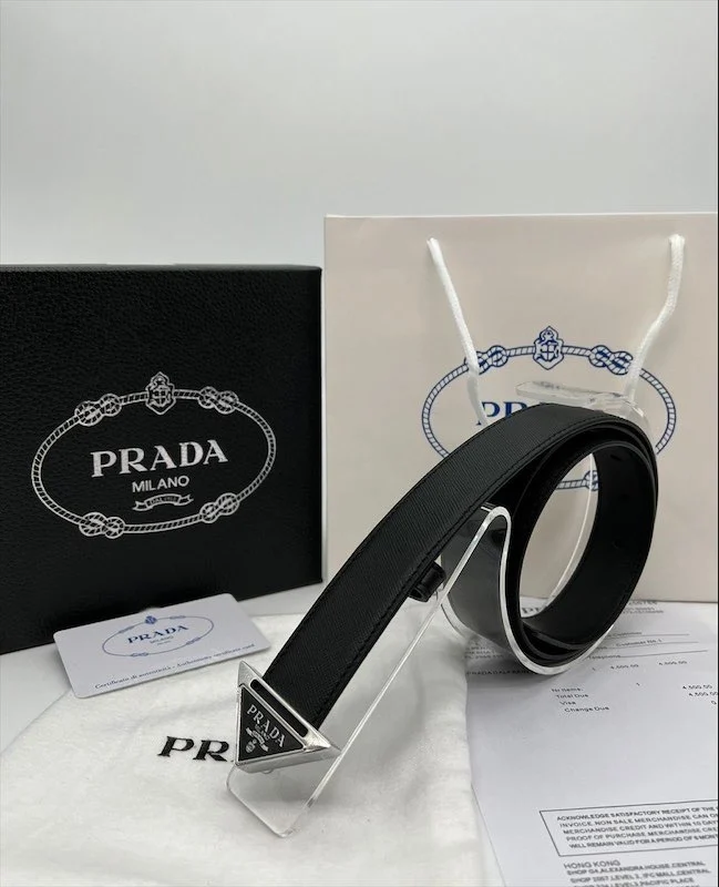 Ремень PRADA — Черный — основной вид