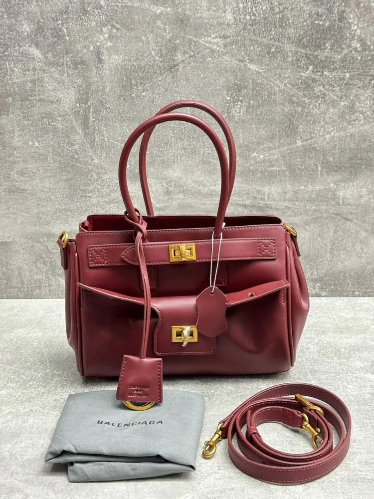 Сумка BALENCIAGA 41 — Бордовый — дополнительный вид