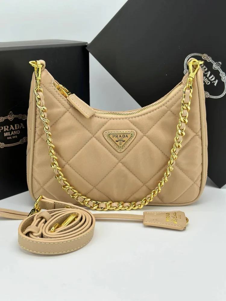 Сумка PRADA 8 — Бежевый — основной вид