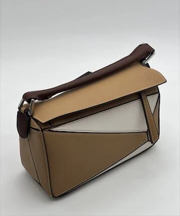 Сумка LOEWE z-460 — Бежевый, Коричневый — основной вид