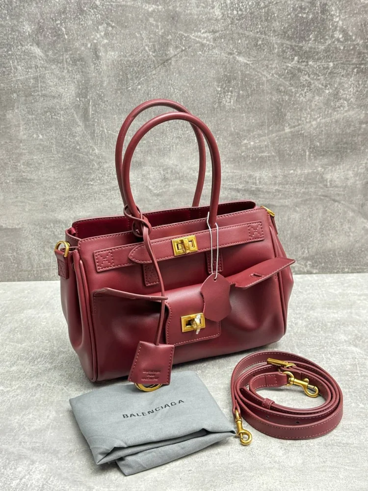 Сумка BALENCIAGA 41 — Бордовый — основной вид