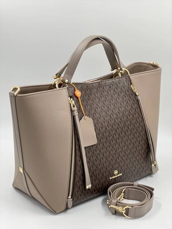 Сумка MICHAEL KORS z-54 — Бежевый, Коричневый — дополнительный вид