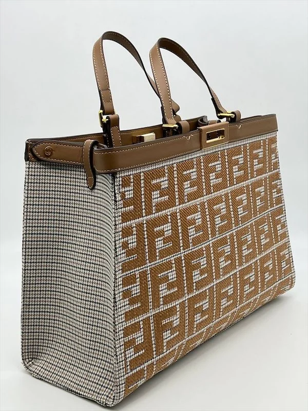 Сумка FENDI z-562 — Белый, Коричневый — дополнительный вид