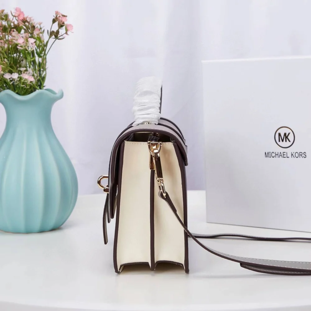Сумка MICHAEL KORS z-403 — Молочный, Серый — дополнительный вид