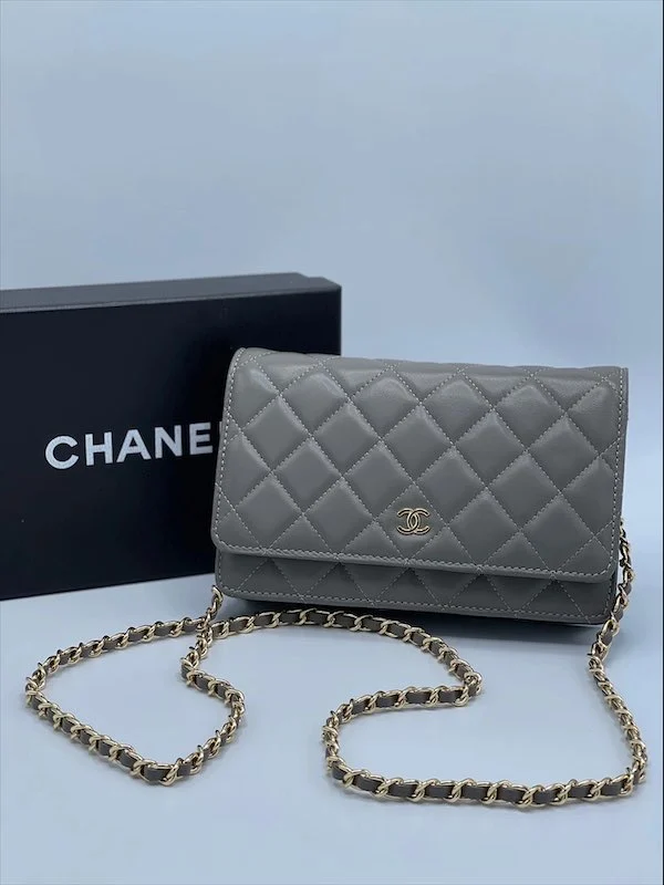 Сумка CHANEL A-1 — Серый — основной вид