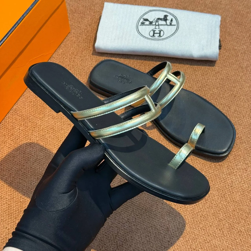 Обувь HERMES 10 — Золотистый, Черный — дополнительный вид