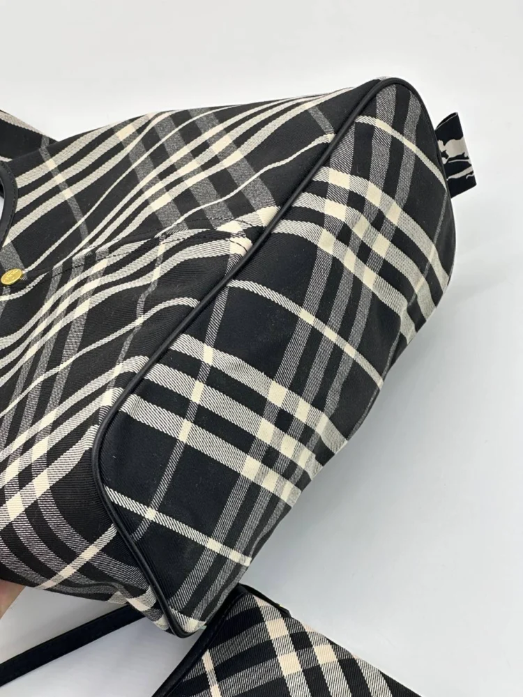 Сумка BURBERRY 1_15 — Белый, Черный — дополнительный вид
