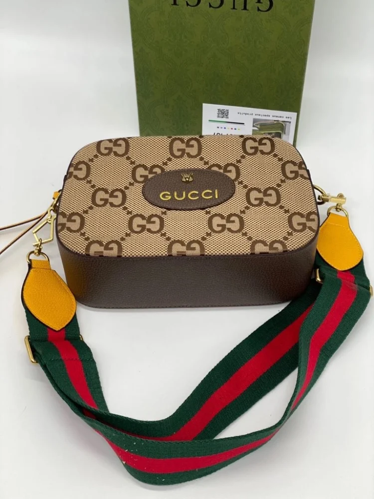 Сумка GUCCI 01-080 — Бежевый, Коричневый — дополнительный вид