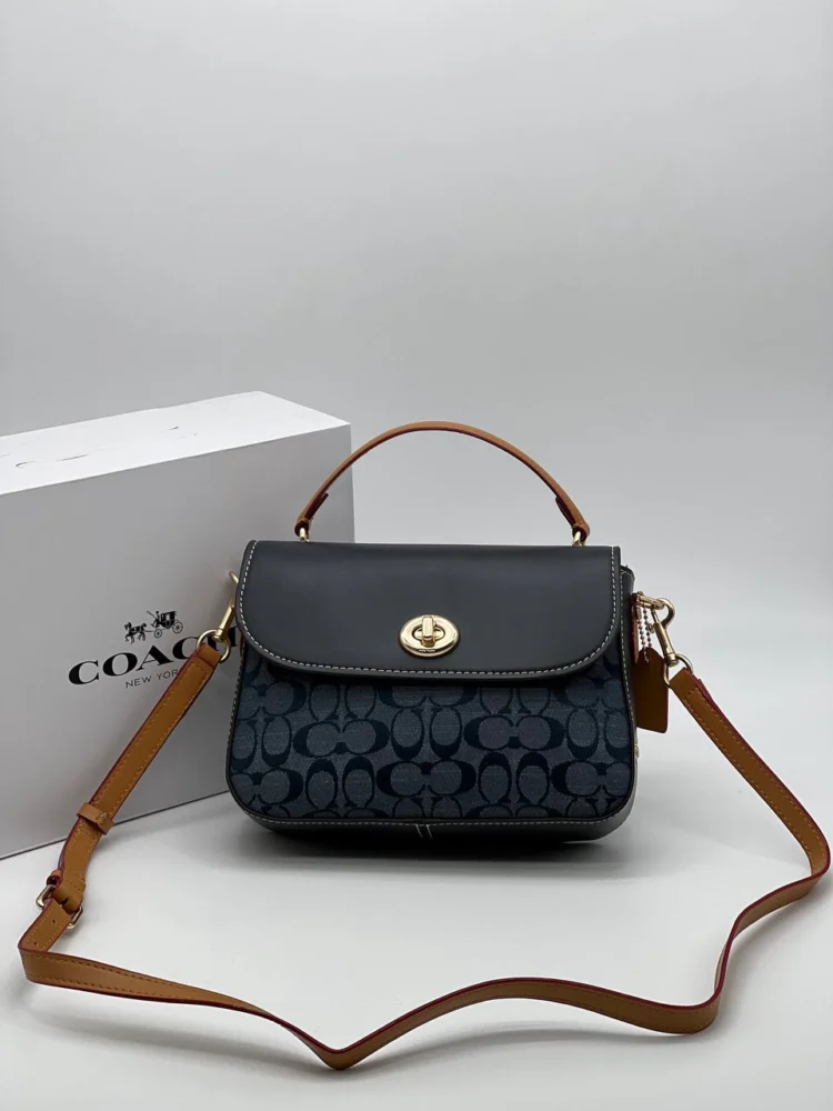 Сумка COACH z-1116 — Синий — основной вид