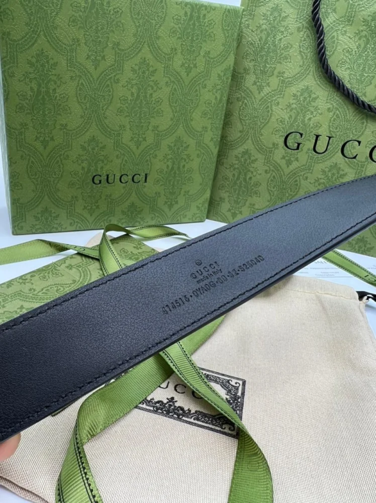 Ремень GUCCI 9 — Черный — дополнительный вид