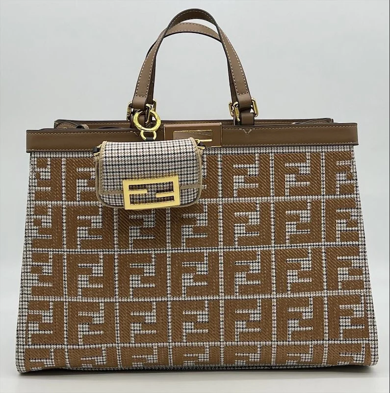 Сумка FENDI z-562 — Белый, Коричневый — основной вид