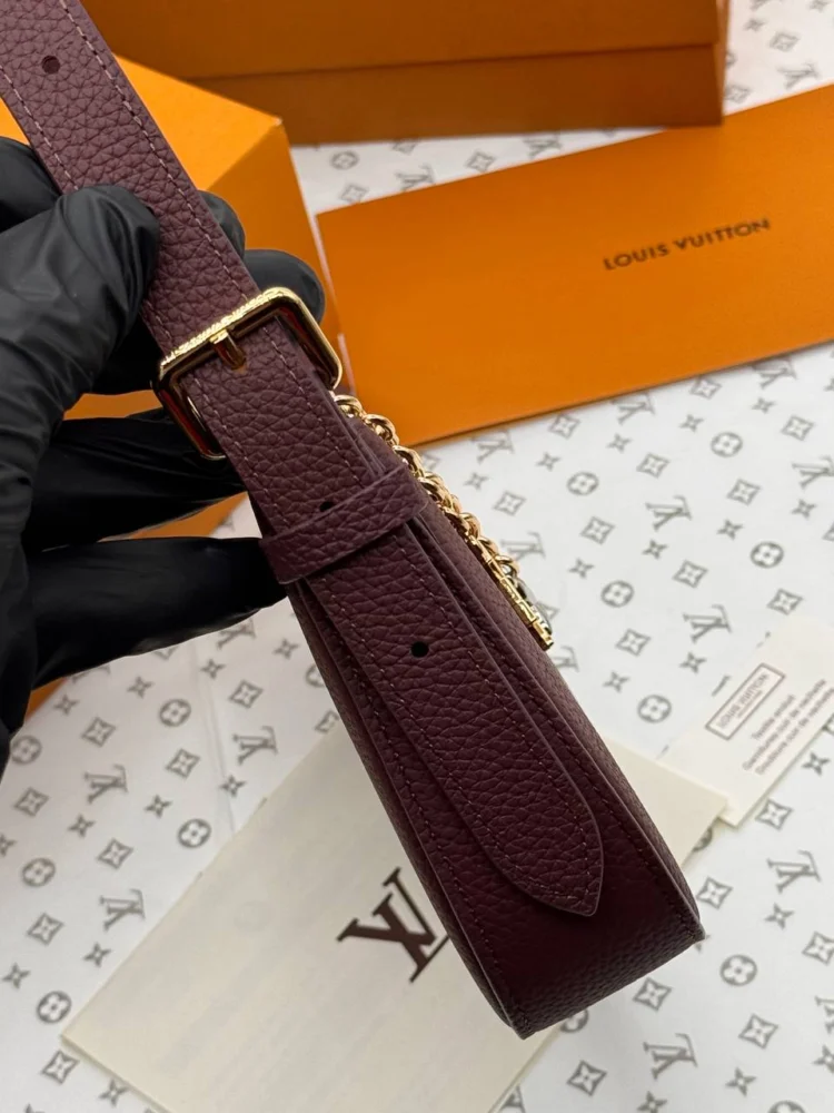Louis Vuitton 001 — Бордовый, Молочный — дополнительный вид